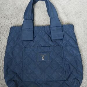 Marc Jacobs Blue Quilted Tote Bag